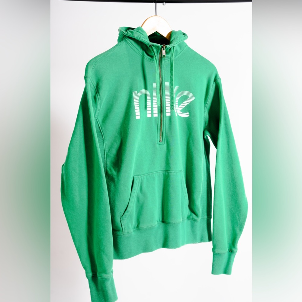 GREEN NIKE QUARTER ZIP XL